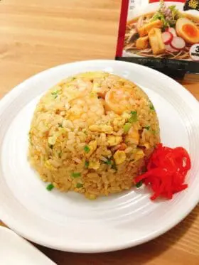 Shrimp Fried Rice with Vegetarian Shoyu