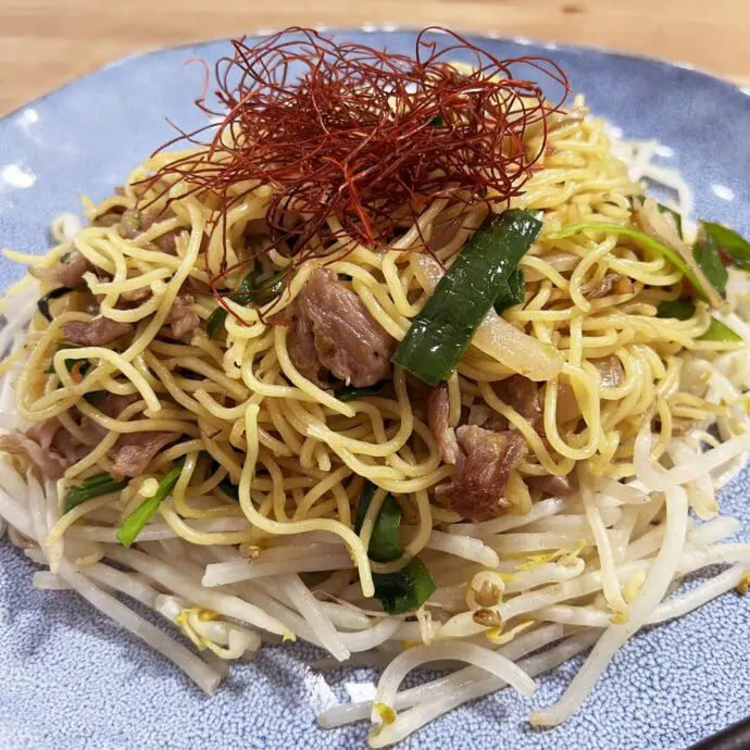 Myojo-style Garlic Yakisoba