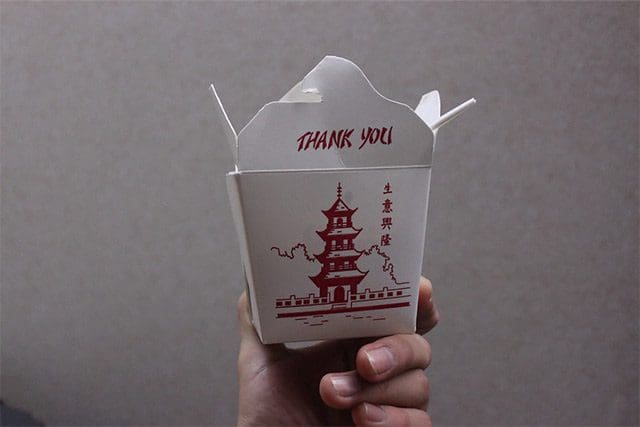 Chinese take out box