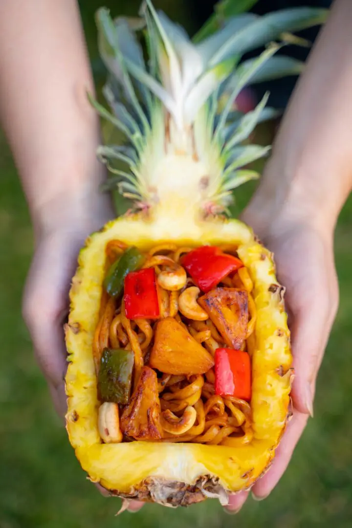 Pineapple yakisoba