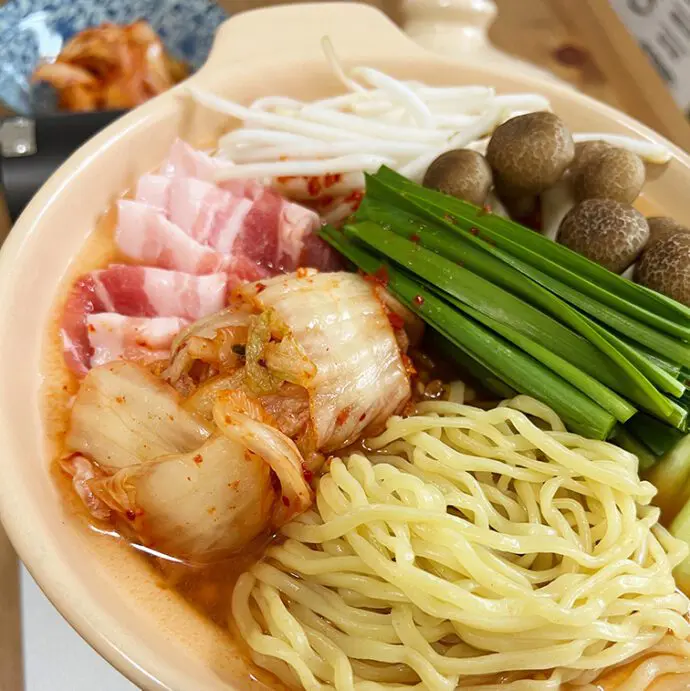 Sapporo miso ramen topped with butter and corn